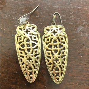 Gold Kendra Scott Earrings